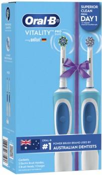 Oral+B+Vitality+Electric+Toothbrush+Twin+2+Pack