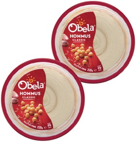 Obela+Hommus+Dip+220g+Selected+Varieties