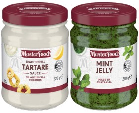 MasterFoods+Mint+Jelly+290g%2C+Tartare+Sauce+220g+or+Seafood+Cocktail+260g