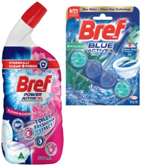 Bref+Rim+Block+Toilet+Cleaner+42-50g+or+Gel+600-700mL+Selected+Varieties