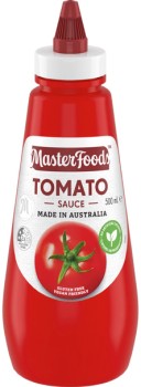 MasterFoods+Tomato+or+Barbeque+Squeeze+Sauce+475%E2%80%91500mL+Selected+Varieties