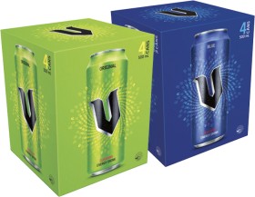 V+Energy+Drink+4x500mL+Selected+Varieties