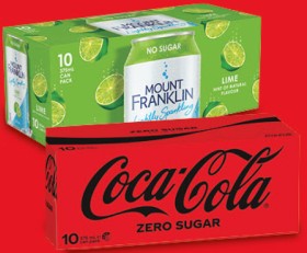 Coca%E2%80%91Cola%2C+Sprite%2C+Fanta+or+Mount+Franklin+Lightly+Sparkling+Water+10x375mL+Selected+Varieties