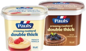 Pauls+Double+Thick+French+Vanilla+or+Rich+Chocolate+Custard+900g