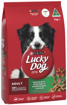 Purina+Lucky+Dog+Dry+Dog+Food+3kg+Selected+Varieties