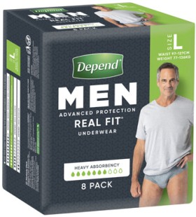 Depend+Real+Fit+Men+Underwear+8+Pack+Selected+Varieties