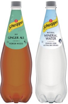 Schweppes+Mineral+Water%2C+Soft+Drinks+or+Mixers+1.1+Litre+Selected+Varieties