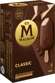 Streets+Magnum+4+Pack%2C+Mini+6+Pack+or+Tub+440mL+Ice+Cream+Selected+Varieties