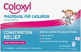 Coloxyl+Macrogol+for+Children+14+Sachets