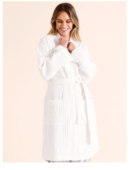 Soho+Waffle+Robe+-+White