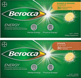 Berocca+Energy+Mango+%26amp%3B+Orange+or+Orange+Flavour+30+Effervescent+Tablets