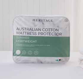 Heritage+Cotton+Quilted+Mattress+Protector