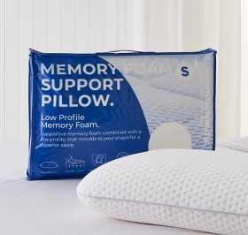 DreamRemedy+Memory+Foam+Support+Low+Profile+Pillow