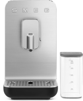 Smeg+Fully+Automatic+Coffee+Machine+with+Automilk+in+Matte+Black