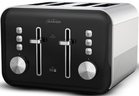 Sunbeam-Simply-Shine-4-Slice-Toaster-in-Black on sale