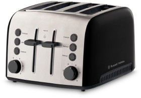 Russell+Hobbs+Brooklyn+4-Slice+Toaster+in+Black