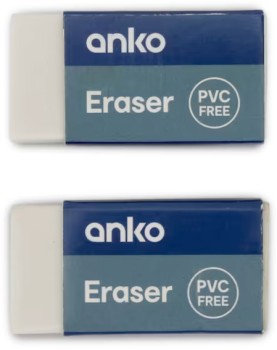 2-Pack-Erasers on sale