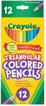 Crayola+12+Pack+Triangular+Coloured+Pencils