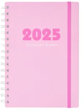 A5-Student-Diary-Pink on sale