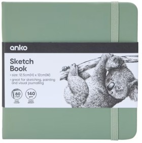 Sketch-Book-Green on sale