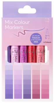 6-Pack-Mix-Colour-Markers-Lilac on sale