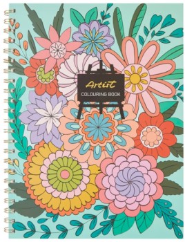 Artist+Colouring+Book+-+Flowers