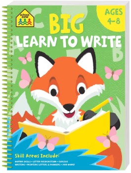 School-Zone-Big-Learn-to-Write-Book on sale