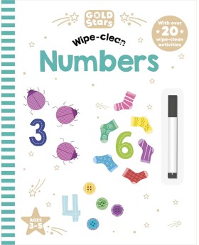 Gold+Stars%3A+Wipe+Clean+Numbers+Activity+Book