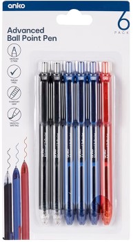 6-Pack-Advanced-Ball-Point-Pens on sale