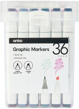 36+Pack+Graphic+Markers