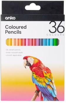 36+Pack+Coloured+Pencils