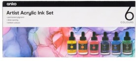 6-Pack-Artist-Acrylic-Ink-Set on sale