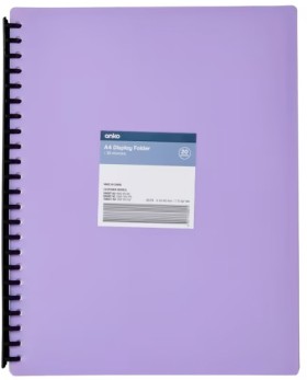 A4+Display+Folder+-+Lilac