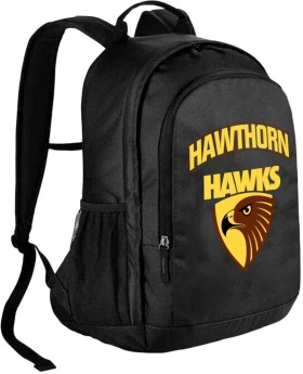 AFL+Hawthorn+Hawks+Backpack