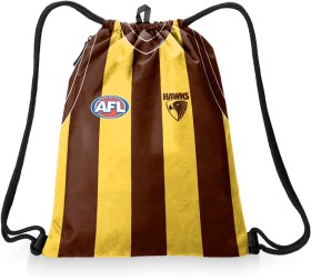 AFL+Hawthorn+Drawstring+Bag