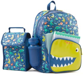 3+Piece+Dino+Backpack+Set