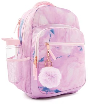 3+Piece+Marble+Backpack+Set