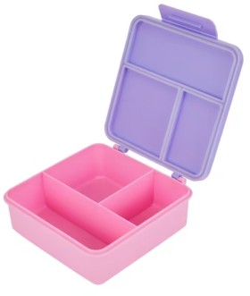 Lilac+and+Pink+Square+Bento+Box