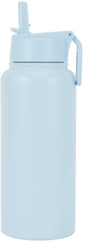 960ml-Blue-Double-Wall-Insulated-Cylinder-Drink-Bottle on sale