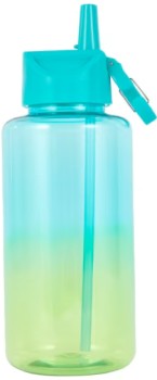 1L-Ombre-Green-Cylinder-Drink-Bottle on sale