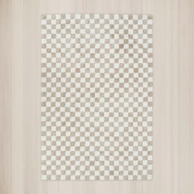 Checkerboard+Rug+-+Beige%2C+Large+-+235cm+x+160cm