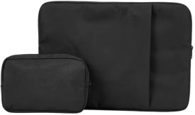 15in.+Laptop+Sleeve+with+Cable+Case+-+Black