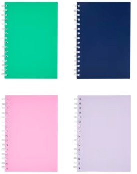 A4-Spiral-Notebook-Assorted on sale