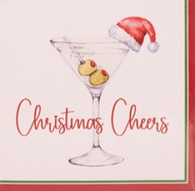 Christmas+Cheers+Napkins%2C+25+Pack+2+Ply