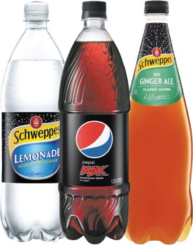 Pepsi-Schweppes-Soft-Drinks-11-125-Litre on sale