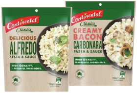 Continental+Pasta+%26amp%3B+Sauce+Family+Pack+145-170g+or+Creamy+Cheesy+Mash+110g+Selected+Varieties