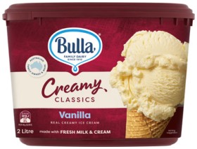 Bulla+Creamy+Classics+Ice+Cream+2+Litre+Selected+Varieties