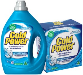 Cold+Power+Laundry+Powder+2kg%2C+Liquid+2+Litre+or+Capsules+26+Pack+Selected+Varieties