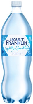 Mount+Franklin+Lightly+Sparkling+Water+1.25+Litre+Selected+Varieties