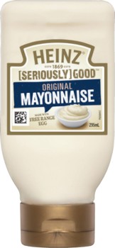 Heinz+Mayonnaise%2C+Aioli+or+Tartare+Sauce+295mL+Selected+Varieties